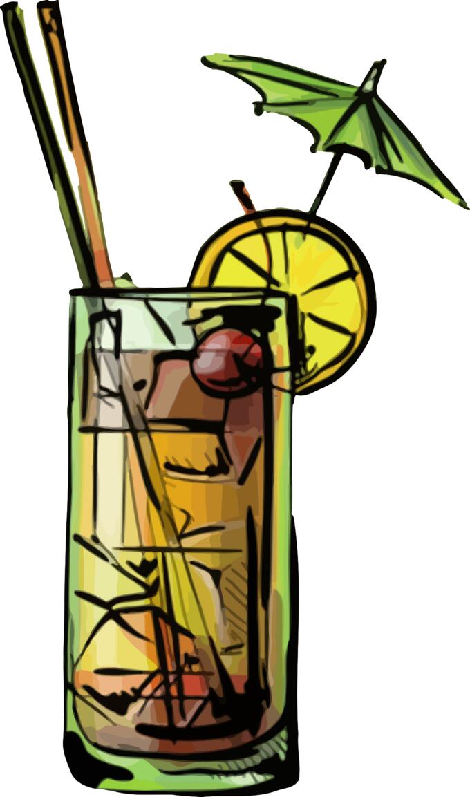 Mai tai cocktail