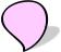 Violet speech bubble