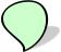 Empty green bubble