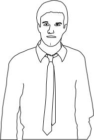 Man with tie