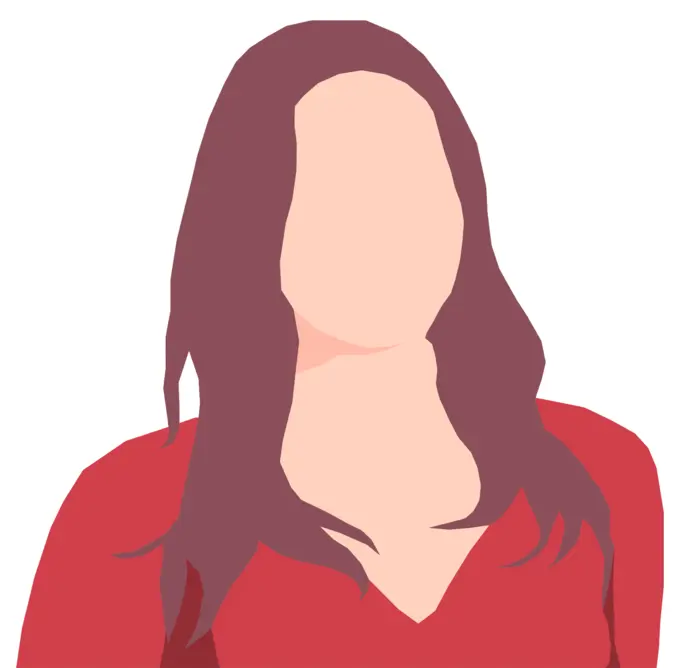 Faceless female avatar