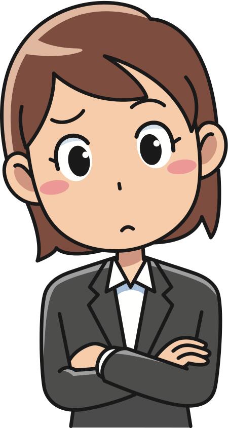 Doubting lady