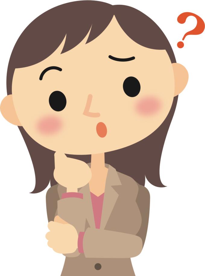 Questioning business lady