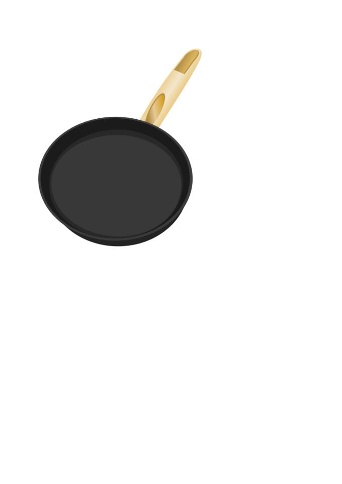 Frying pan vector image