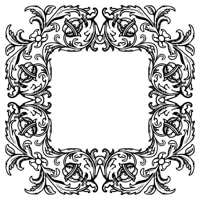 Black frame vector image