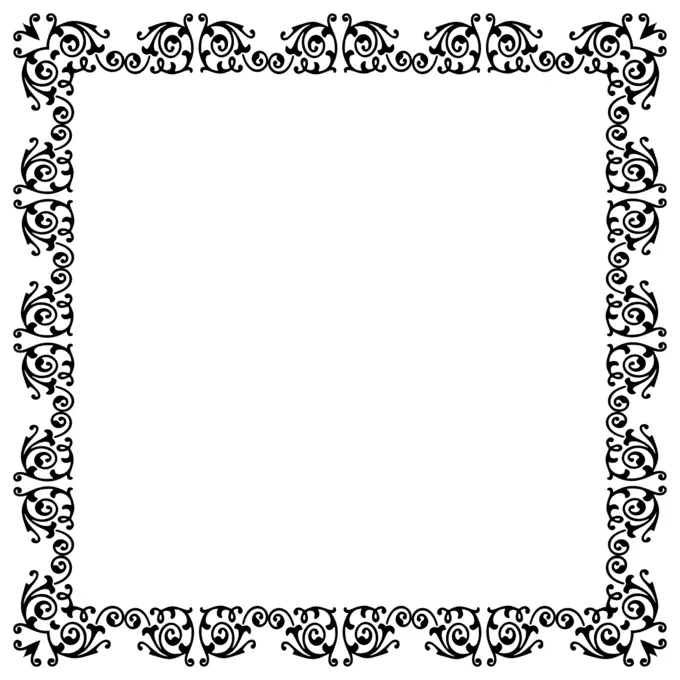 Decorative vine frame