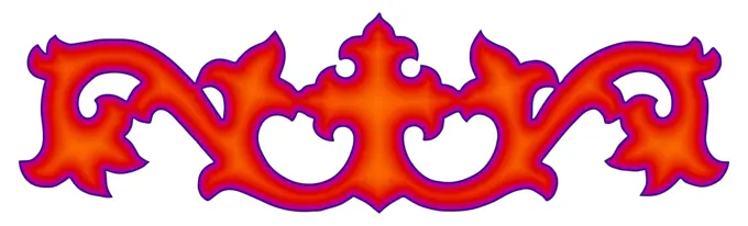 Red decorative crown icon