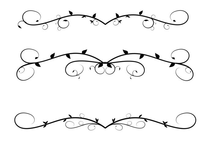 Flourish decorative dividers