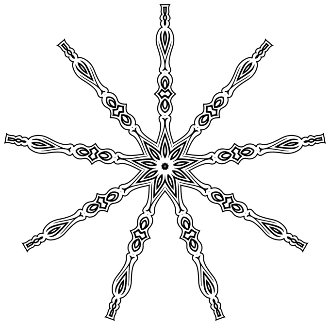 Starry ornate design