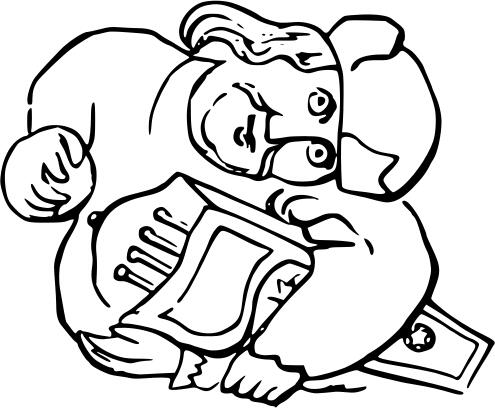 Bard vector image