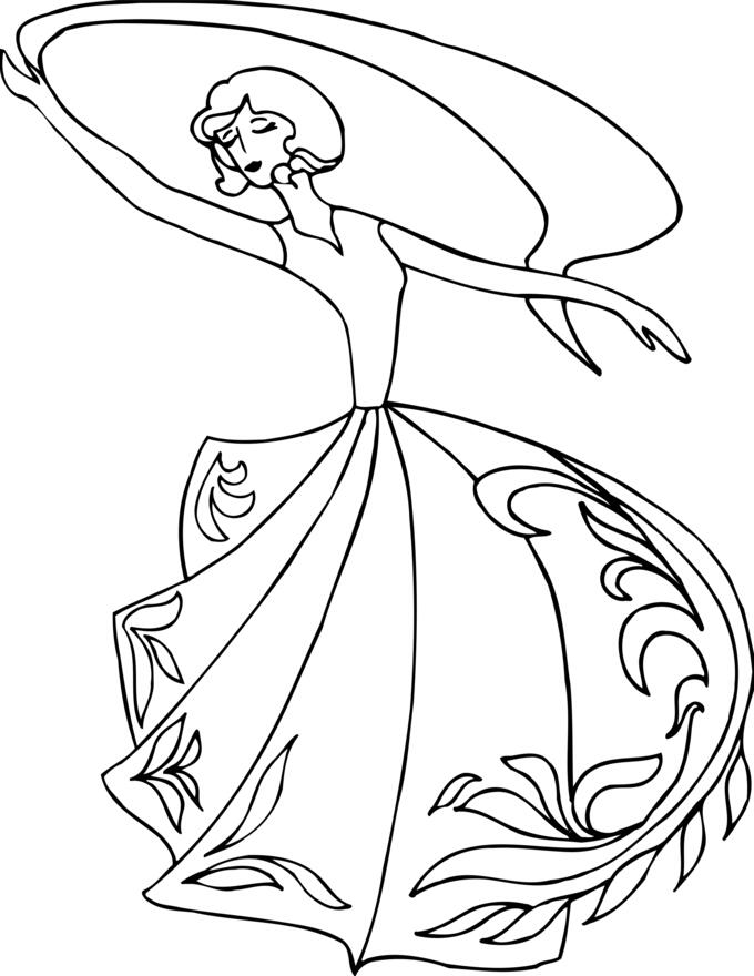 Dancing ballerina