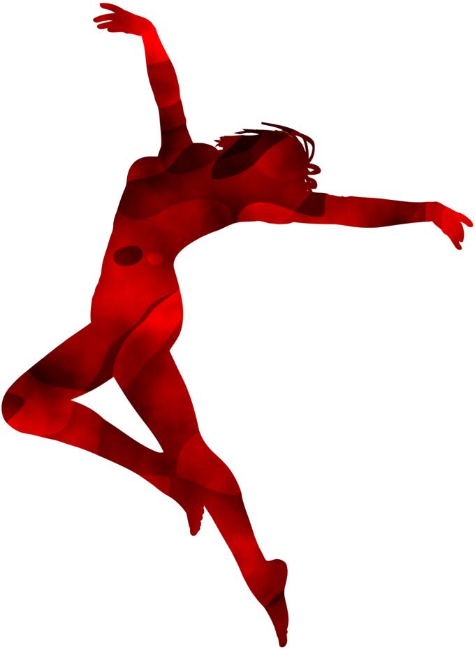 Dancing silhouette
