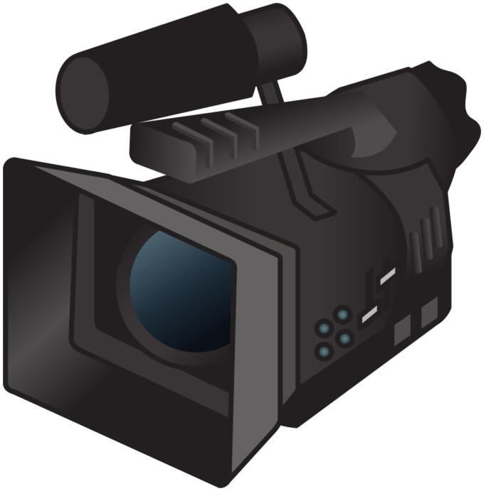 Professional television camera