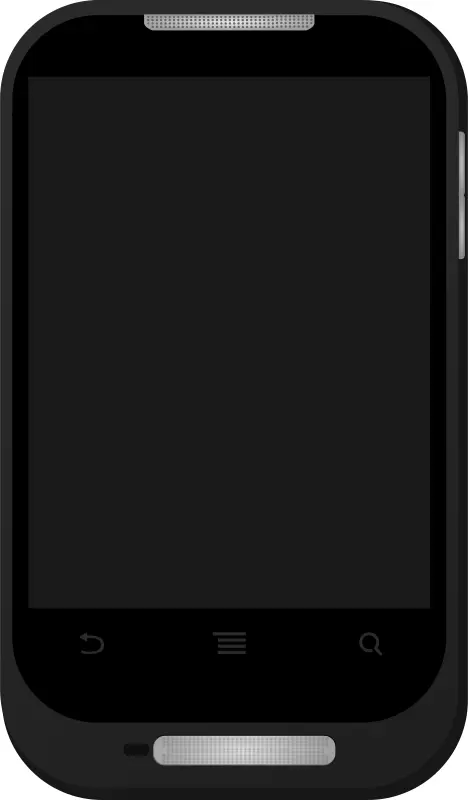 Smartphone black icon