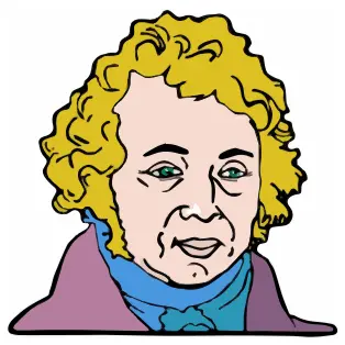 Andre-Marie Ampere cartoon image