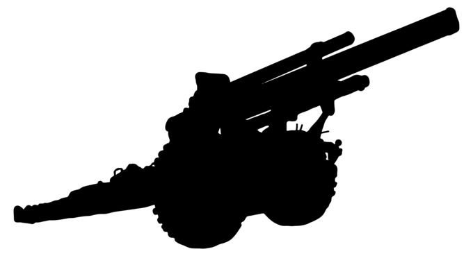 Artillery Gun silhouette