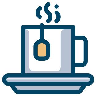 Tea cup symbol