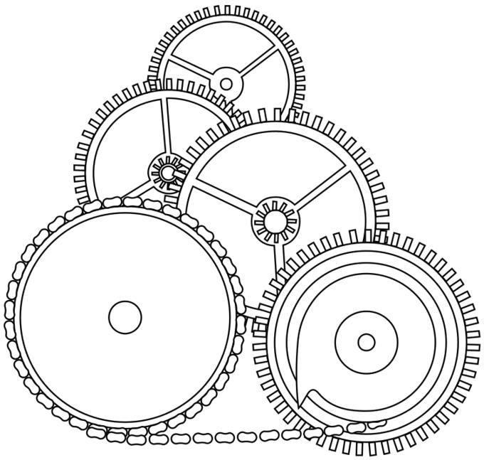 Gears in 2D