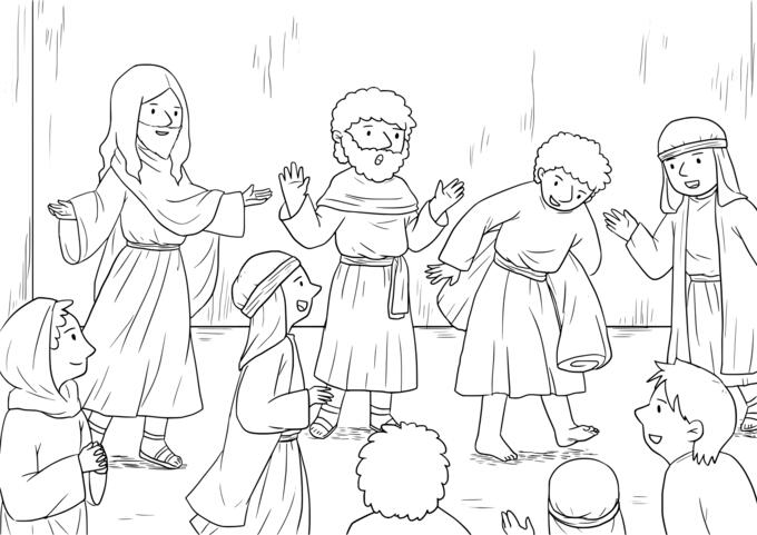 Gospel scene