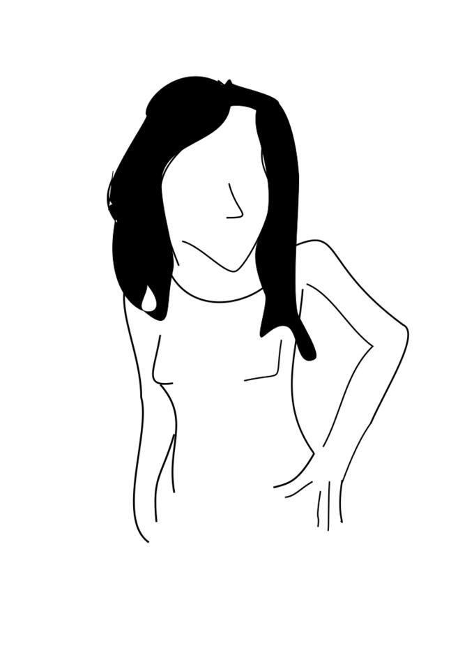Woman's sketch