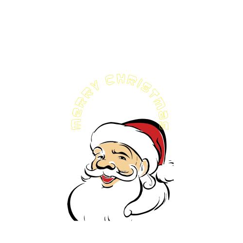 Smiling Santa vector image
