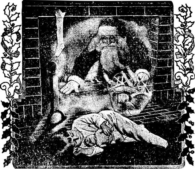 Creepy Santa vector image