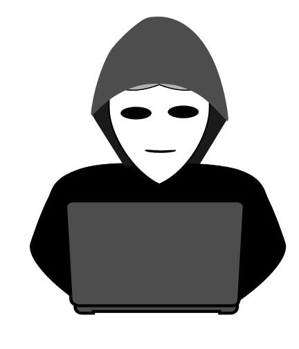 Anonymous hacker vector image