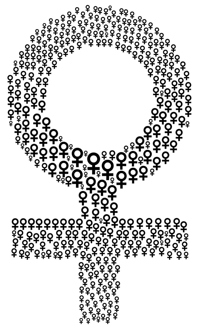 Black female symbol