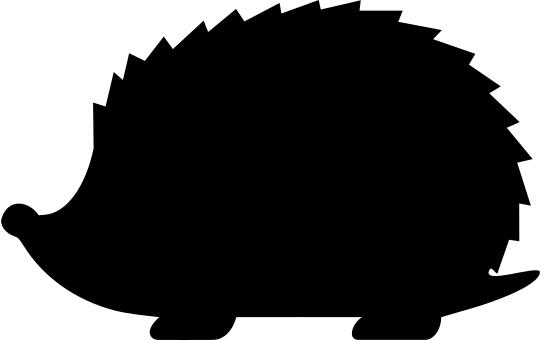 Hedgehog silhouette