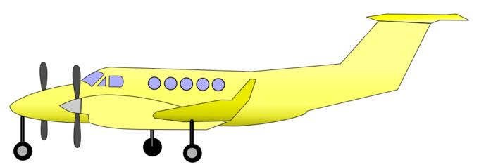 Yellow plane image