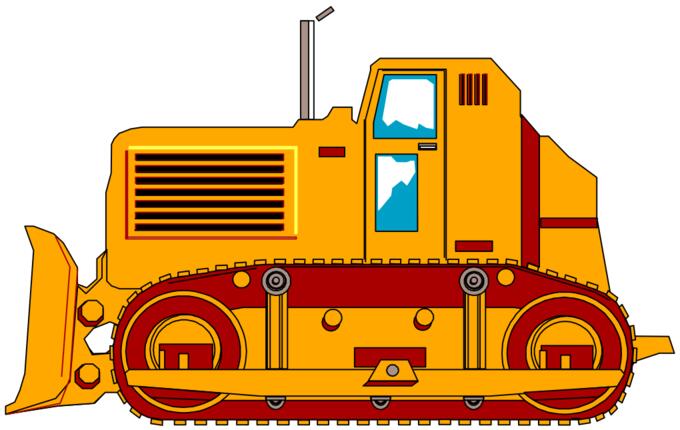 Bulldozer construction machine
