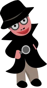 Detective vector image