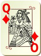 Queen of diamonds image