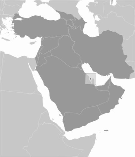 Bahrain's map image