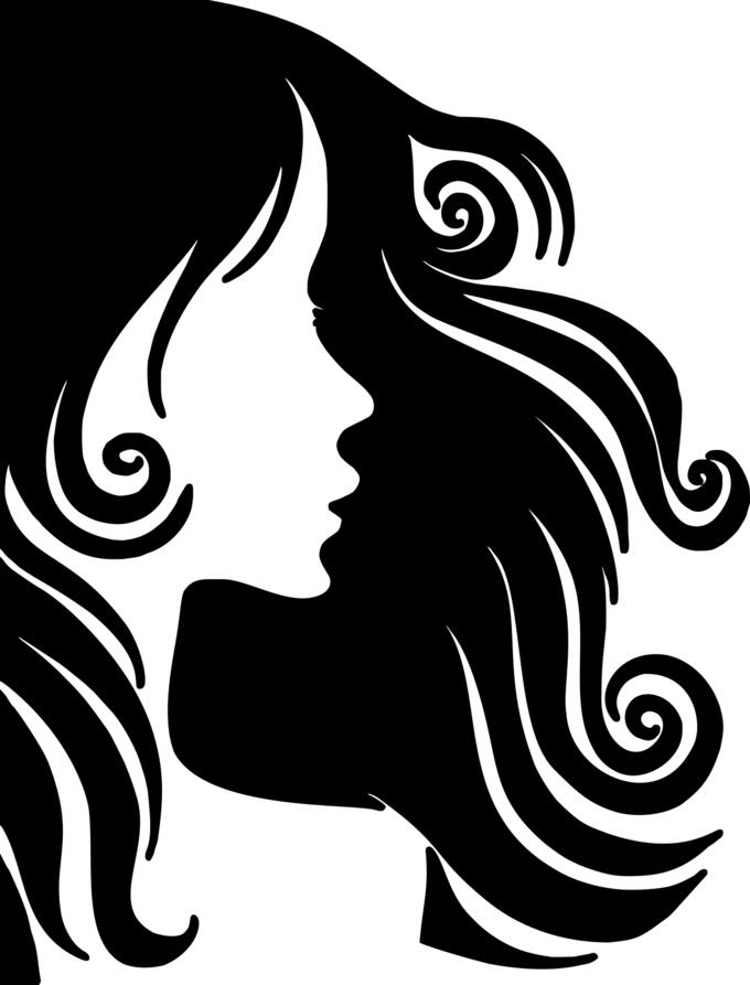 Female hair