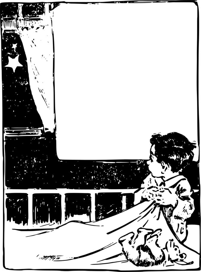 Little boy with teddy bear frame
