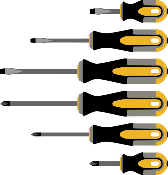 Different screwdrivers
