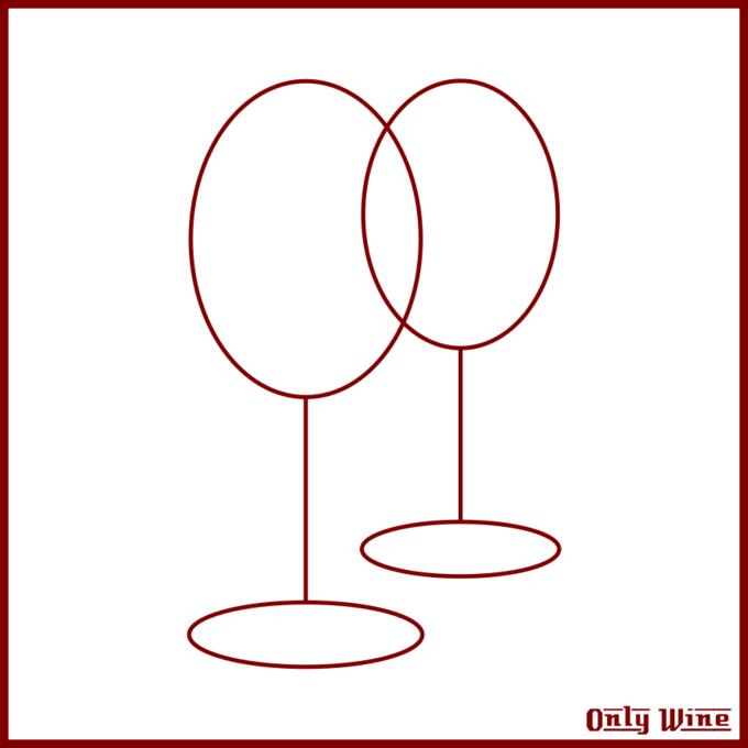 Two glasses drawing