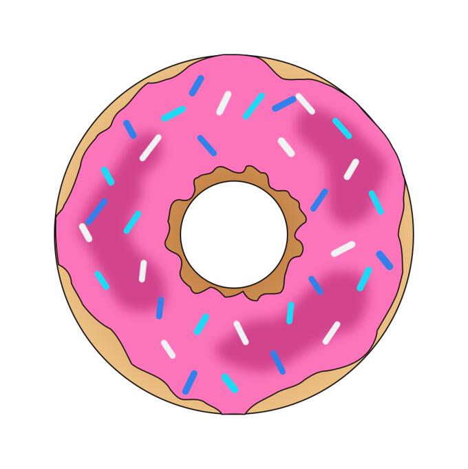 Pink donut