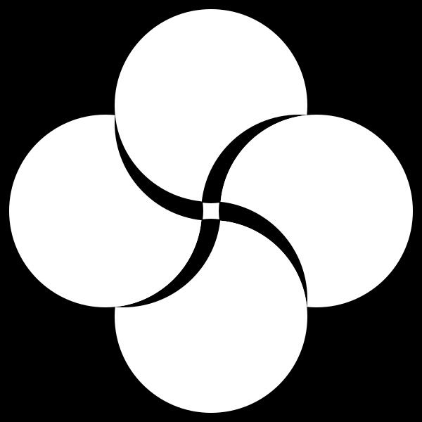 Arty flower shape