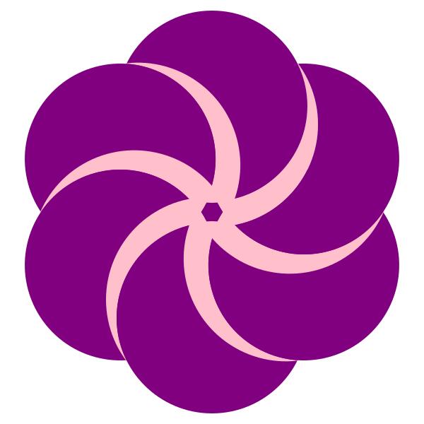 Violet circles