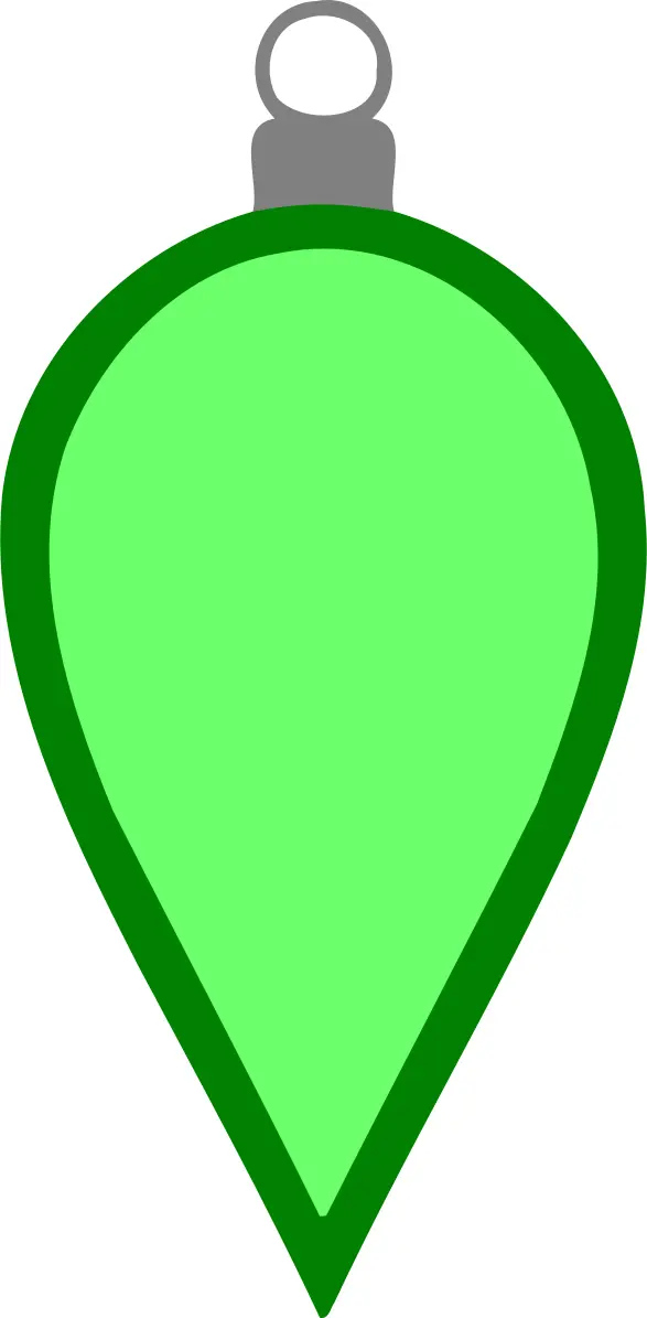 Green festive decoration