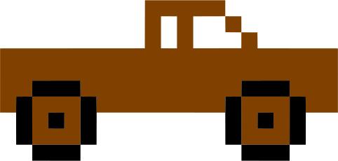 Brown truck