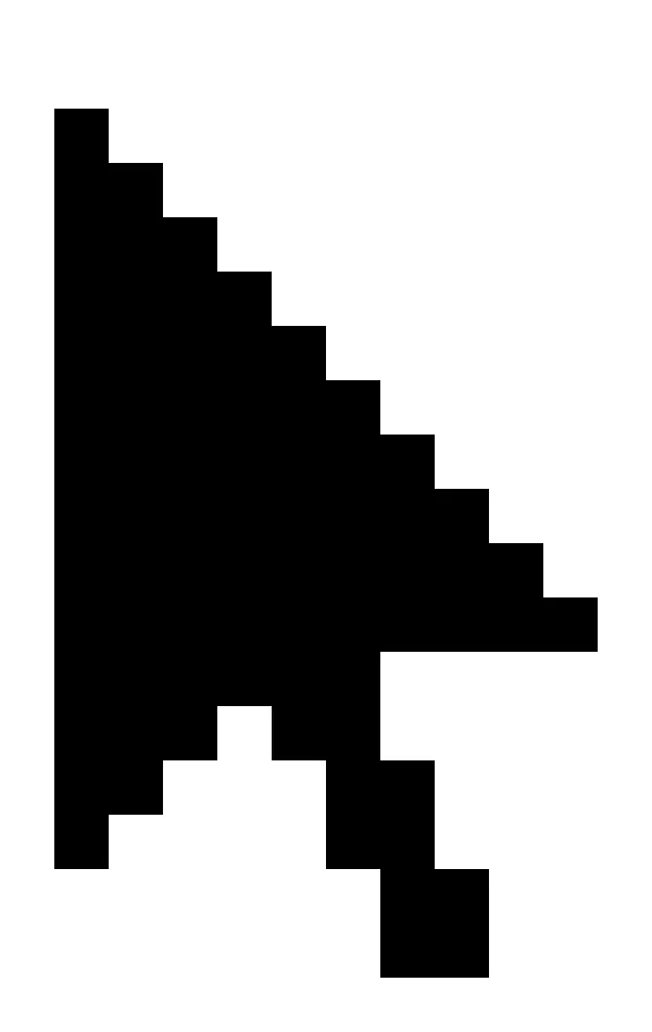 Pixel mouse cursor