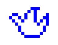 Peace dove pixels