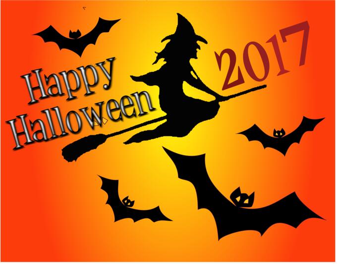 Halloween bats poster