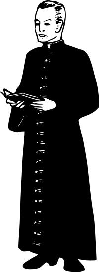 Priest silhouette