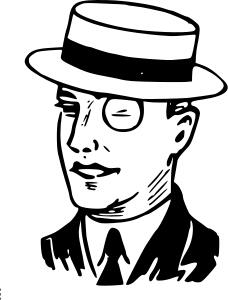 Guy with monocle