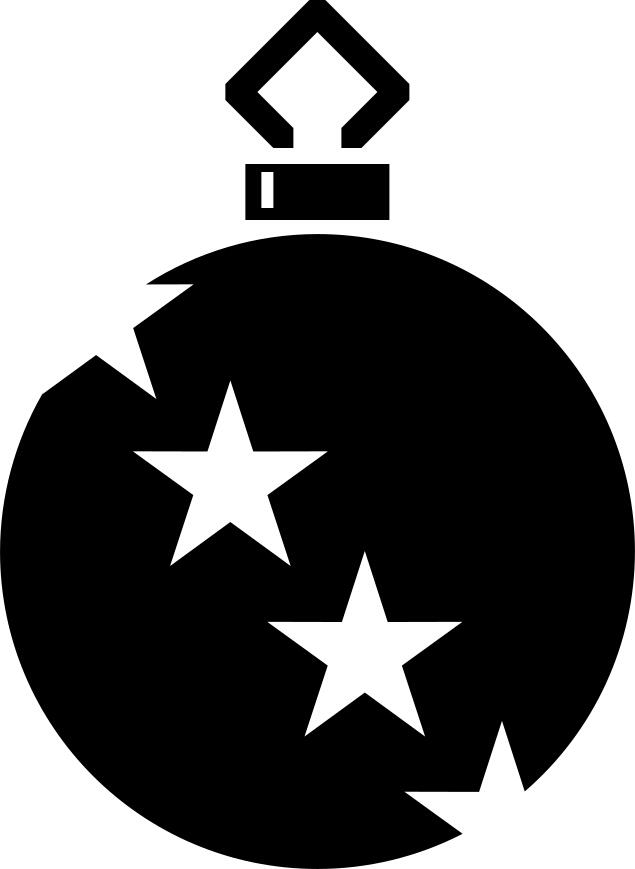 Bauble with stars