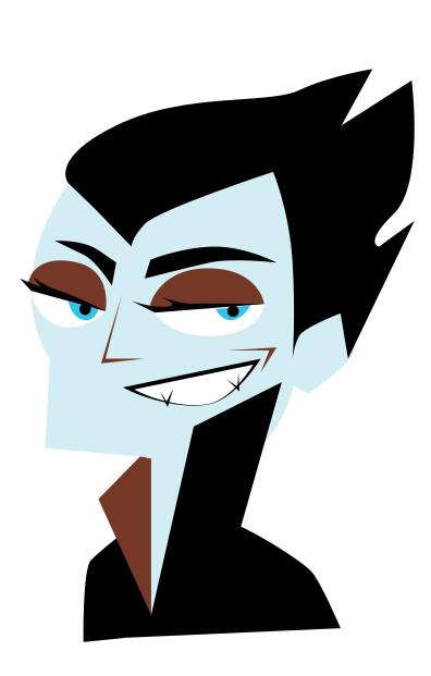 Vampire smiling